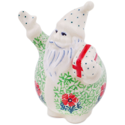 Polish Pottery Santa Claus Figurine 4&quot; Maraschino