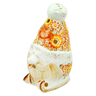 faience Santa Claus Figurine 6&quot; Brown Sunshine