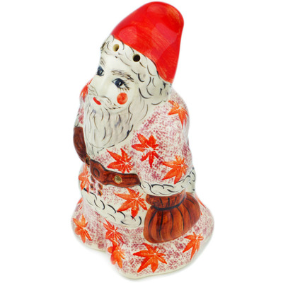 Polish Pottery Santa Claus Figurine 7&quot; Brisk Fall UNIKAT