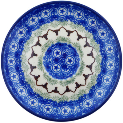 Polish Pottery Saucer 4&quot; Texas State