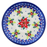 Polish Pottery Saucer 5&quot; Cardinal&#039;s Home UNIKAT