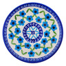 Polish Pottery Saucer 5" Greek Daisies