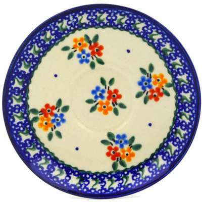 Polish Pottery Saucer 5&quot;