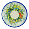 Polish Pottery Saucer 5&quot; New Life UNIKAT