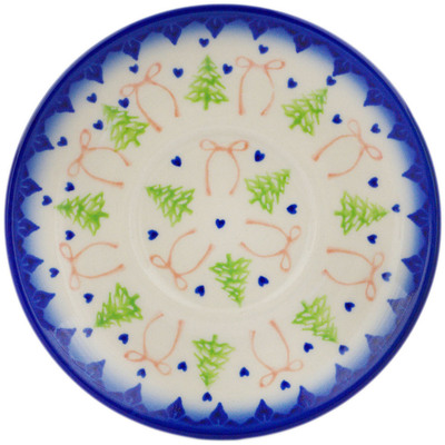 Polish Pottery Saucer 6"