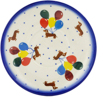 Polish Pottery Saucer 6"