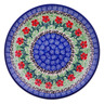 Polish Pottery Saucer 6&quot; Maraschino