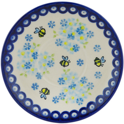 Polish Pottery Saucer 6" UNIKAT