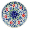 Polish Pottery Saucer 7&quot; Last Summer Flowers