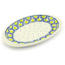 Polish Pottery Saucer 9&quot; Radiant Scales