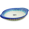 Polish Pottery Saucer 9&quot; Spring Country Trip