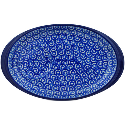 Polish Pottery Saucer 9&quot; Swimming