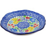 Polish Pottery Scalloped Bowl 7&quot; Patio Views UNIKAT