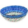 Polish Pottery Scalloped Fluted Bowl 5&quot; Flower Crown UNIKAT