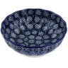 Polish Pottery Scalloped Fluted Bowl 5&quot; Night At Sea