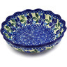 Polish Pottery Scalloped Fluted Bowl 6&quot; Lovely Surprise