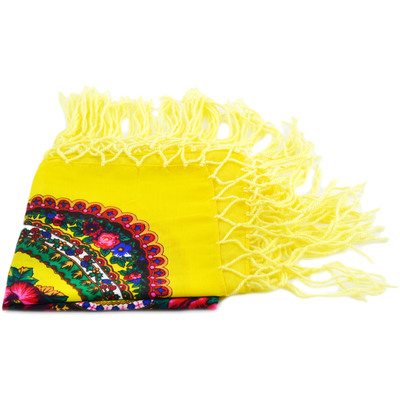 Textile Scarf 28&quot; Yellow