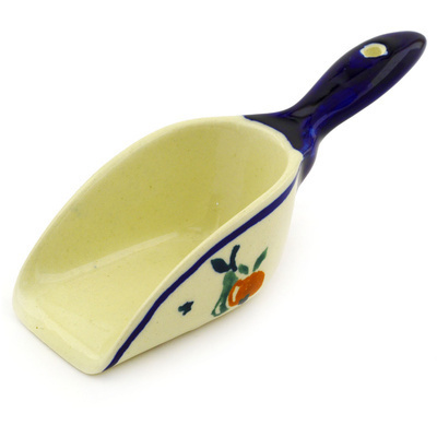Polish Pottery Scoop 5&quot; Apple Pears