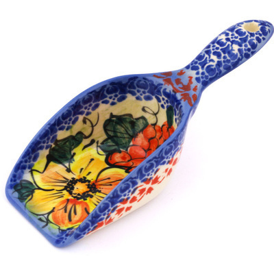 Polish Pottery Scoop 5&quot; Croatia UNIKAT