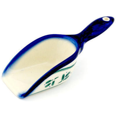 Polish Pottery Scoop 5&quot; Daisy Field