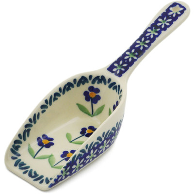 Polish Pottery Scoop 7&quot; Mariposa Lily
