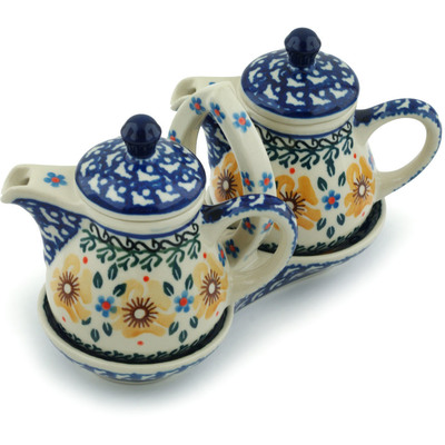 Polish Pottery Seasoning Set 6&quot;