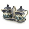 Polish Pottery Seasoning Set 6&quot; Marigold Morning
