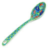 Polish Pottery Serving Spoon 13&quot; Autumn Chalet UNIKAT