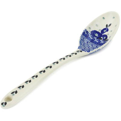 Polish Pottery Serving Spoon 13&quot; In The Rain