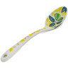 Polish Pottery Serving Spoon 13&quot; Pear Farm