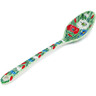 Polish Pottery Serving Spoon 13&quot; Polish Fields UNIKAT