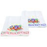 Textile Cotton Set of 2 Kitchen Towels 24&quot; Folk