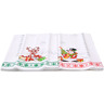 Textile Cotton Set of 2 Kitchen Towels 24&quot; Reindeer And Snowman