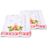 Textile Cotton Set of 2 Kitchen Towels 24&quot; Twinkling Holiday Radiance Red