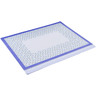 Polyester Set of 2 Placemats 16&quot; Blue Pips