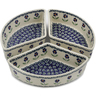 Polish Pottery Set of 3 Bowls Mariposa Lily