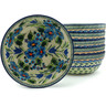 Polish Pottery Set of 6 Bowls 7&quot; Evangeline UNIKAT