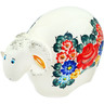 Faience Sheep Figurine 11&quot; Little Flower Patch