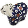 Polish Pottery Sheep Figurine 4&quot; Mosquito