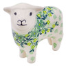 Polish Pottery Sheep Figurine 6&quot; Envy