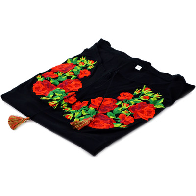 Textile Shirt 22&quot; Folk Roses