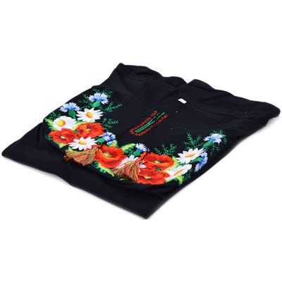 Textile Shirt 22&quot; Poppies