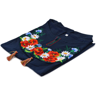 Textile Shirt 25&quot; Poppies