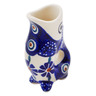 Polish Pottery shot glass 1 oz Peacock