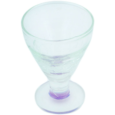 Glass shot glass 2 oz Frosty Purple