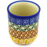 Polish Pottery shot glass 2 oz Grecian Sea