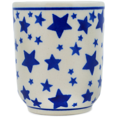 Polish Pottery shot glass 5 oz Starlight