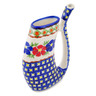Polish Pottery Sipper Mug 10 oz Paradise Poppy