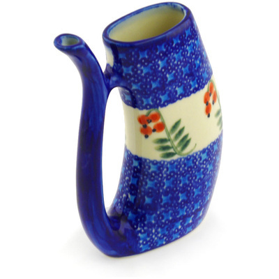 Polish Pottery Sipper Mug 10 oz Red Berries