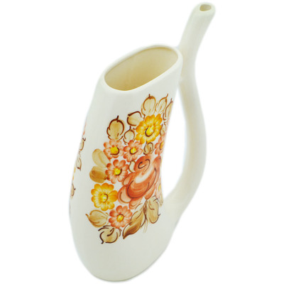 Faience Sipper Mug 14 oz Brown Sunshine